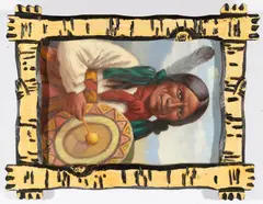 George Stanley, Native American, Oil on board