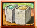 Richard Neal, Quanta Box, 1992, Mixed media on board