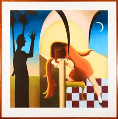 Kevin McDonald, Rapunzel, 1992, Pastel on paper