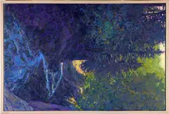 Thomas Paquette, Carving River, Oil on canvas