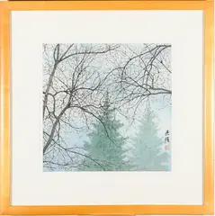 Kit-Keung Kan, Early Spring, 1993, Watercolor and ink on rice paper