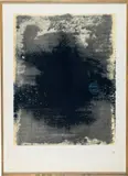 Shōichi Ida, Paper Between Brook and Reflected Moon, 1980, Artwork from the series: "Surface is the Between - Paper on Paper - Between Vertical and Horizon." Pencil signed, titled and numbered
