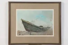 Herb Jones, Sonny's Skiff, Limited edition lithographed print