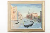 Buryl Southerland, Venice's Grand Canal, 1968, Oil on Canvas