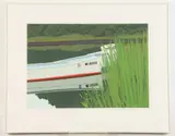 Jeanne Norton Hammett, Skiffs on Fisherman Creek, 2006, Pencil titled, signed, dated and numbered 7