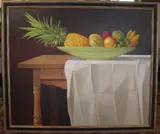 Edgar Soberón, Barca Verde II, 2000, Oil on canvas
