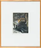 Frederick Mershimer, Winter Evening, 1993, Pencil titled and signed