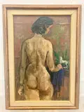 Moses Soyer, Woman after Bath
