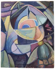 In Memory by Charles H. Walther, 1915, Oil on paperboard, sold Apr 2022