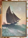 Reginald Cleveland Coxe, Choppy Waters, 1885, Oil on canvas