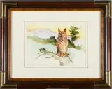 Juan Luis Guillermo Vela, Great Horned Owl, 1986, Pencil titled, signed and dated