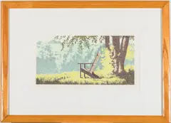 Jack Brumbaugh, Ross' View, Pencil numbered, titled, dated and signed