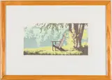 Jack Brumbaugh, Ross' View, Pencil numbered, titled, dated and signed