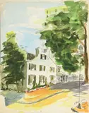 R. Dodge, Potomac and Prospect, 1962, Ink signed, titled, and dated ("6/29/62") lower right hand corner