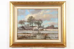 André Balyon, When the Years Grow Old, Oil on canvas
