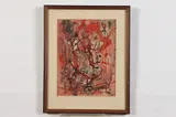 B. Petit, Untitled, Abstract, watercolor on paper