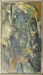 Margaret Lagow, Out of the Jungle, 1952, Oil on board