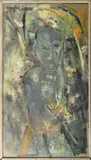 Margaret Lagow, Out of the Jungle, 1952, Oil on board