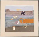 Fred Laros, Zen I, 1974, Collage on paper