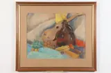 American School, Spring Still Life, Pastel on paper