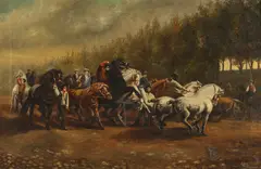 Rosa Bonheur, The Horse Fair, Oil on canvas
