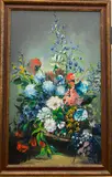 Bouquet of Spring Flower by American School, Oil on canvas, offered May 2022
