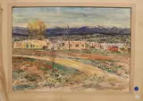 Herbert Meyer, New Mexico, Watercolor on paper