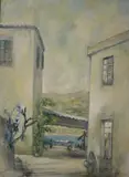 Gustav Trois, Poros, Oil on canvas