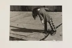 Judith Toplin, The Plaid Outfit, circa 1980, Pencil titled and dated on passepartout