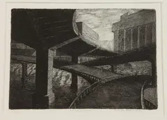 Intersection by Doug Forcier, Limited edition etching on paper, offered May 2022