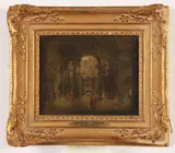 Andreas I Rodde, Rome, 1820, Oil on Board