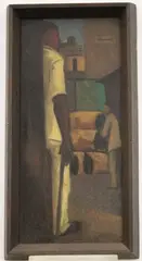 Carlos Raquel Rivera, El Ciego ("The Blind Man"), 1959, Oil on board
