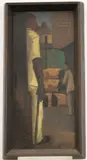 Carlos Raquel Rivera, El Ciego ("The Blind Man"), 1959, Oil on board