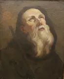 Saint Francesco Di Paola (Saint Francis of Paula) by Italian School, Oil on canvas of Italian friar and founder, offered Jun 2022
