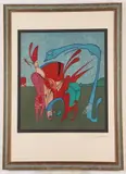 Mihail Chemiakin, Carnival Series: Untitled 11, circa 1980, Pencil signed lower right corner