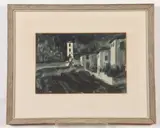 Howard Schroeder, View of Granada, Watercolor on paper