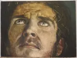 Scott Edwin Heaton, Ethan, 2016, Oil on board
