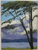 Alex Trapp, Dream of Summer, 2017, Oil on board