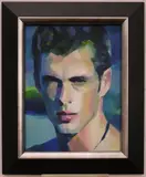 Beachboy, [LGBTQ+ INTEREST] by American School, Oil on Canvas, sold Jun 2022