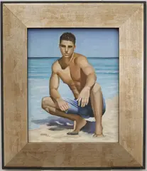 John David, Beachboy V, 2006, [LGBTQ+ INTEREST], Oil on canvas