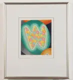 Clay Huffman, W: Alphabet No. 23, Pencil numbered (86 / 300), titled and signed at base