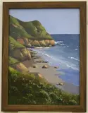 California Coastline by American School, Oil on Canvas, offered Jun 2022