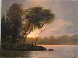 Max Cole, Landscape Study, 2017, Oil on Panel