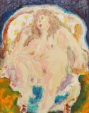 T. Cacaland, Pascins Lady, Acrylic on canvas
