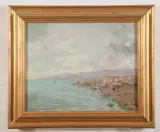 Robert Orsini, Coastal View, Oil on canvas