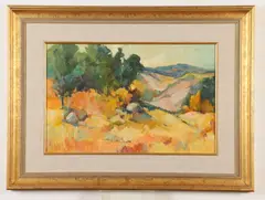 Ann Templeton, Late September Landscape, Oil on canvas