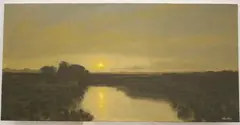 W. Nelson, Wetland Marsh, Oil on board
