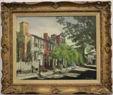 H. Breton, Afternoon in Baltimore, 1959, Oil on canvas