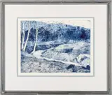 Beaver Dam Creek by American School, Pencil titled and signed "E.T.", offered Jun 2022