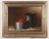 Donald F. Allan, Strawberries, 1987, Oil on board
